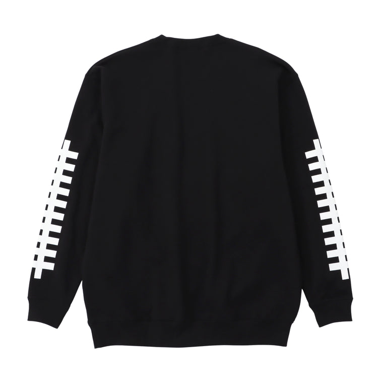 SWEAT SHIRT GRID BLACK