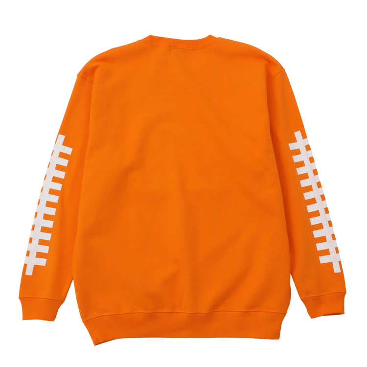 SWEAT SHIRT GRID ORANGE