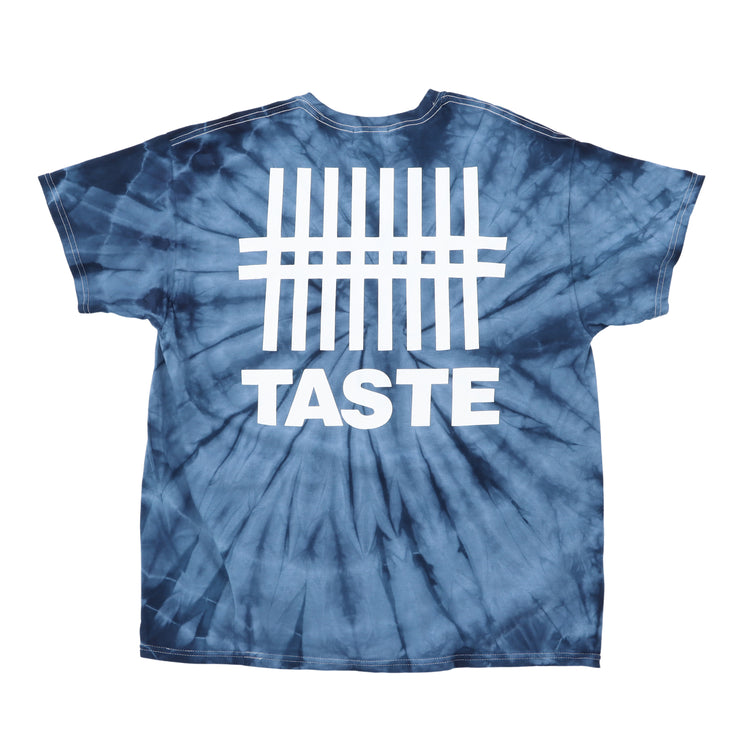 CREW NECK TYE DYE T-SHIRT NAVY