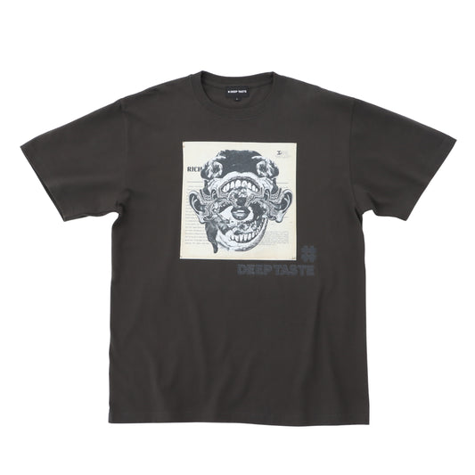 DEEP TASTE × 河村康輔 SS Tee DT-22KKTE-01 CHARCOAL